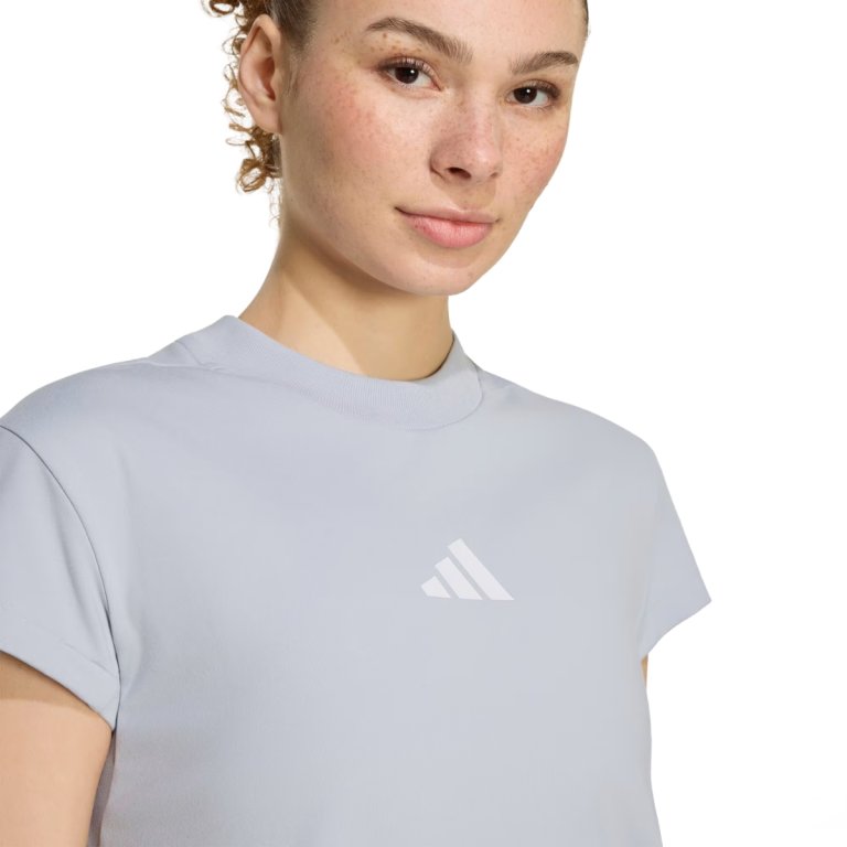 Футболка Adidas Z.N.E. Baby Tee W - сіра