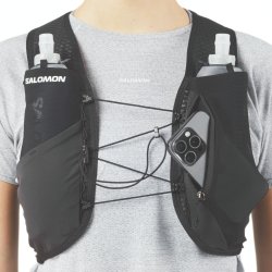 Жилет Salomon Gravel Skin 4 з пляшками - чорний