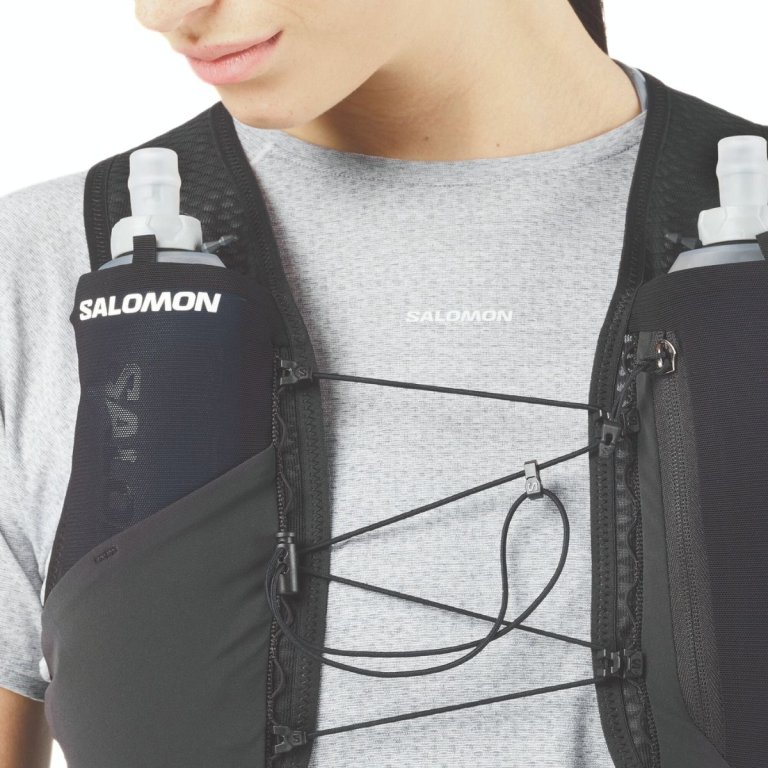 Жилет Salomon Gravel Skin 4 з пляшками - чорний