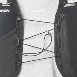 Жилет Salomon Gravel Skin 4 з пляшками - чорний