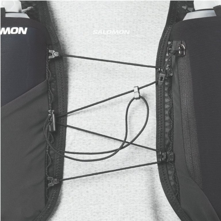Жилет Salomon Gravel Skin 4 з пляшками - чорний