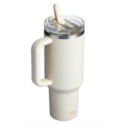 Термочашка Stanley Quencher ProTour Flip Straw Tumbler 1180 ml - бежева