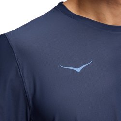Футболка Hoka Airolite Short Sleeve 2.0 M - синя