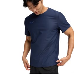 Футболка Hoka Airolite Short Sleeve 2.0 M - синя