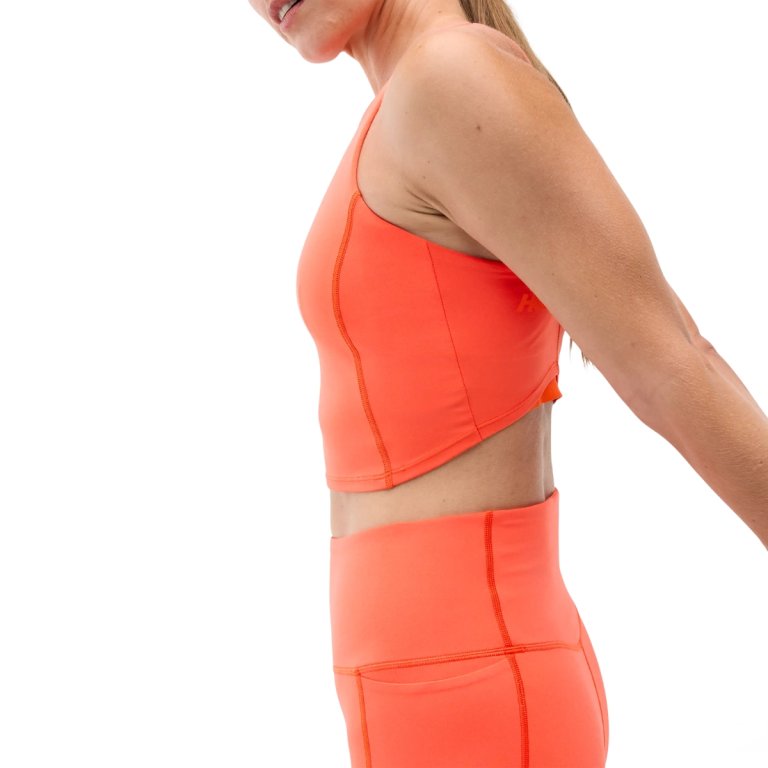 Бюстгальтер Hoka Elaro Crop Bra W - помаранчевий