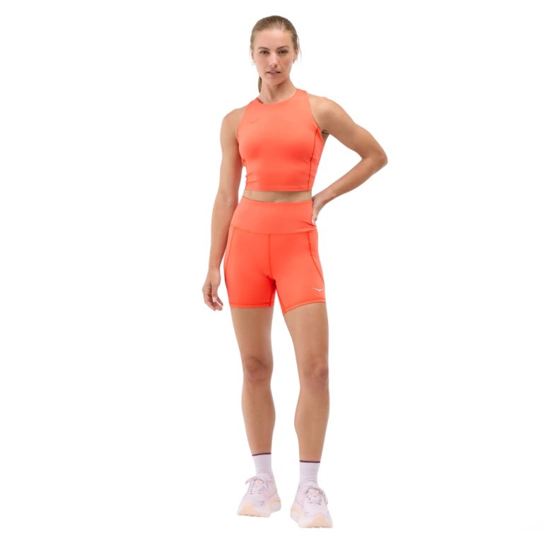 Бюстгальтер Hoka Elaro Crop Bra W - помаранчевий
