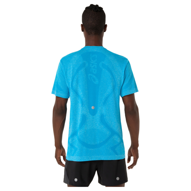 Футболка Asics Road Seamless SS Top M - синя
