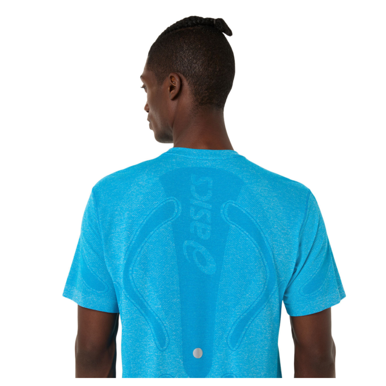 Футболка Asics Road Seamless SS Top M - синя
