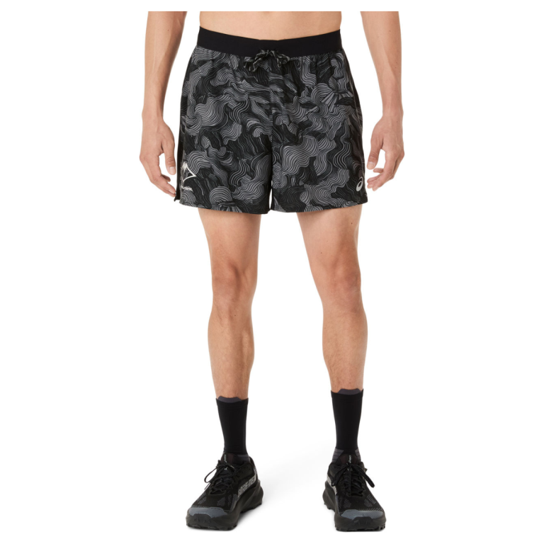 Шорти Asics Fujitrail All Over Print 5In Short M - чорні
