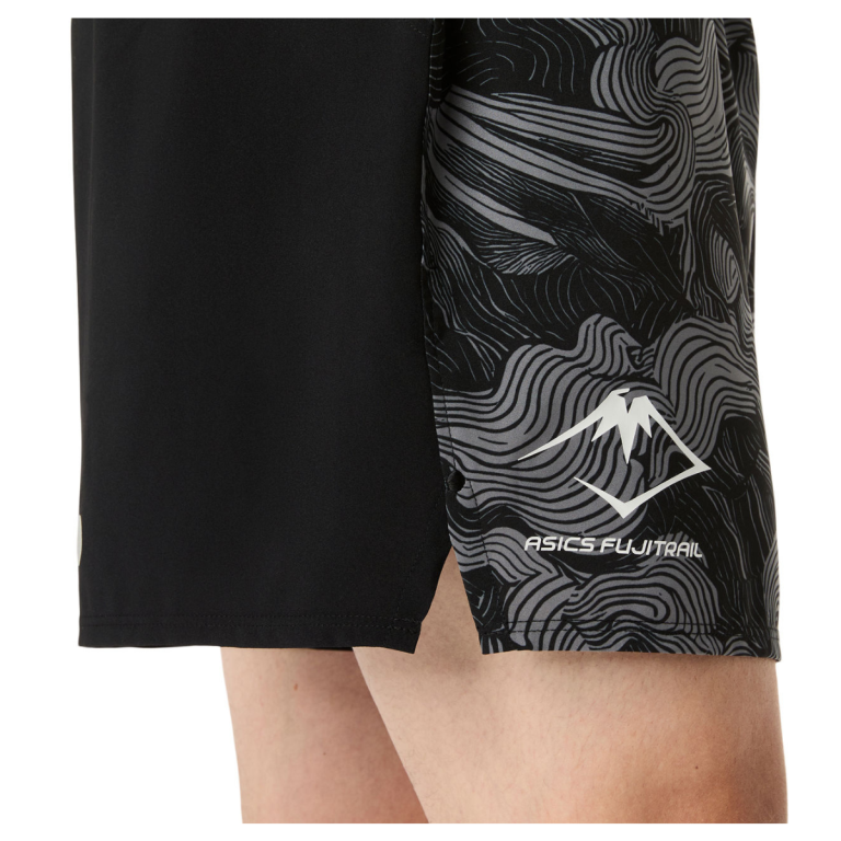 Шорти Asics Fujitrail All Over Print 5In Short M - чорні