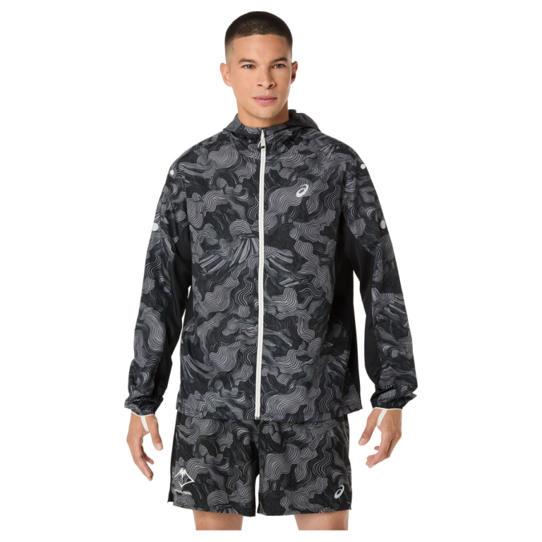 Куртка Asics Fujitrail Packable Jacket M - чорна