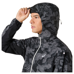 Куртка Asics Fujitrail Packable Jacket M - чорна