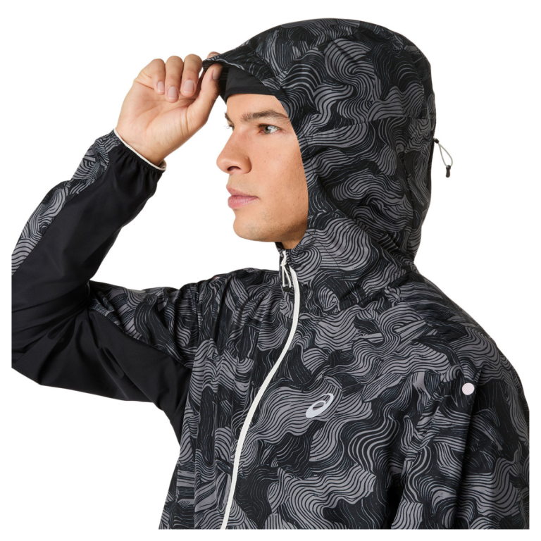 Куртка Asics Fujitrail Packable Jacket M - чорна