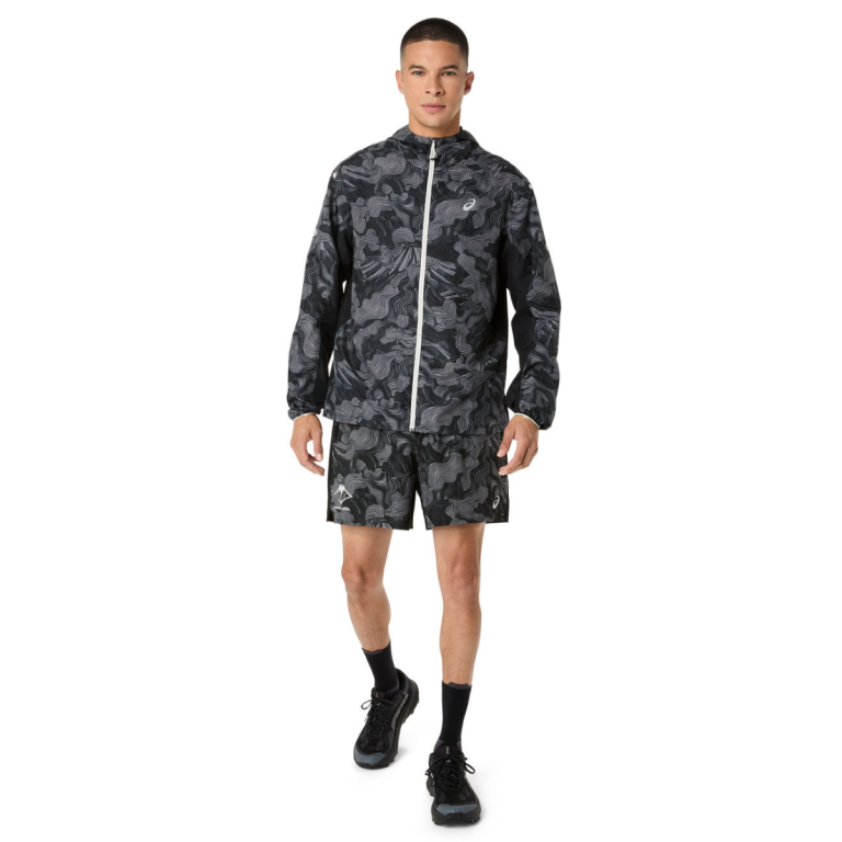 Куртка Asics Fujitrail Packable Jacket M - чорна