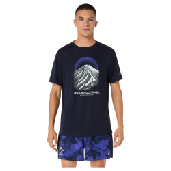 Футболка Asics Fujitrail Logo SS Top M - фіолетова