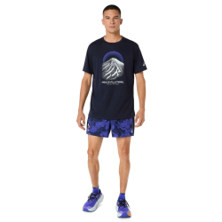 Футболка Asics Fujitrail Logo SS Top M - фіолетова