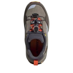 Взуття Adidas Terrex Ax4S Speed Lacing J - зелено/помаранчеве
