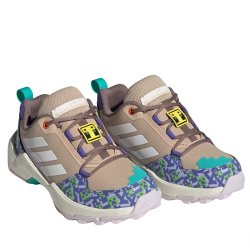 Взуття Adidas Terrex AX4 Minecraft J - бежево/синє