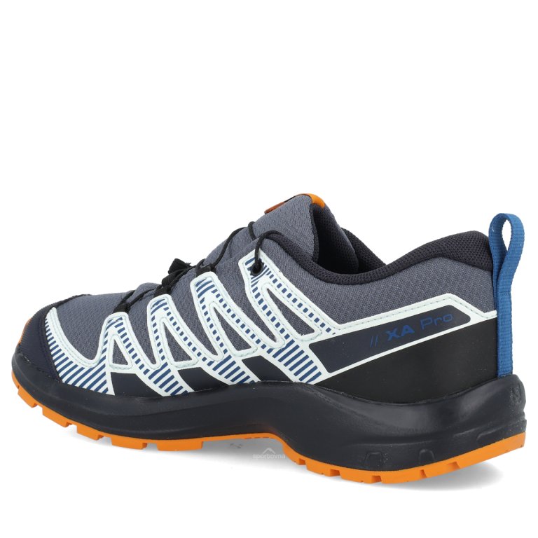 Черевики Salomon Xa Pro V8 WP J - синьо/сірі