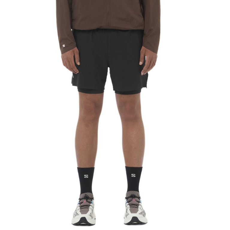 Шорти Salomon Sense Aero 2In1 Trail 5" Shorts M - чорні