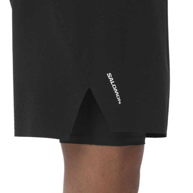 Шорти Salomon Sense Aero 2In1 Trail 5" Shorts M - чорні