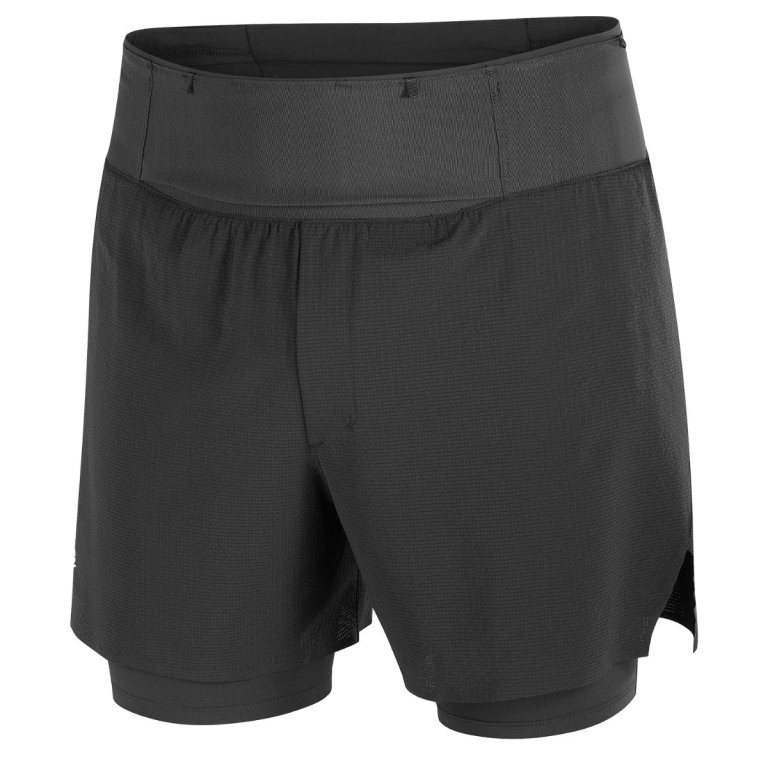 Шорти Salomon Sense Aero 2In1 Trail 5" Shorts M - чорні