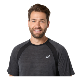 Футболка Asics Road SS Top M - чорна