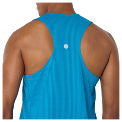 Майка Asics Road Fade Singlet M - синьо/помаранчева