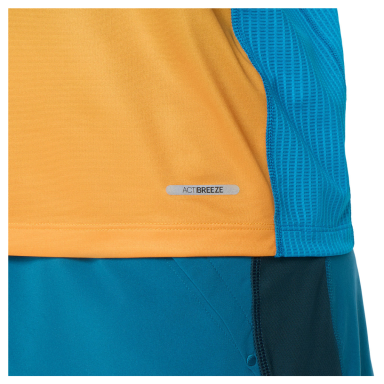 Майка Asics Road Fade Singlet M - синьо/помаранчева