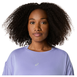 Футболка Asics Nagino Run Adjustable SS Top W - фіолетова