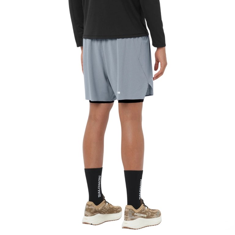 Шорти Salomon Sense Aero 2In1 Trail 5" Shorts M - сині