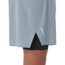 Шорти Salomon Sense Aero 2In1 Trail 5" Shorts M - сині