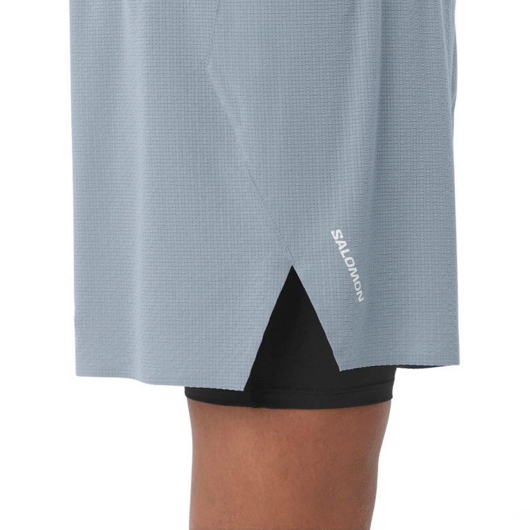 Шорти Salomon Sense Aero 2In1 Trail 5" Shorts M - сині