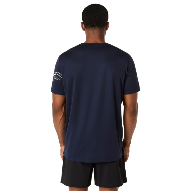 Tričko Asics Icon Ss Top M - tmavě modrá