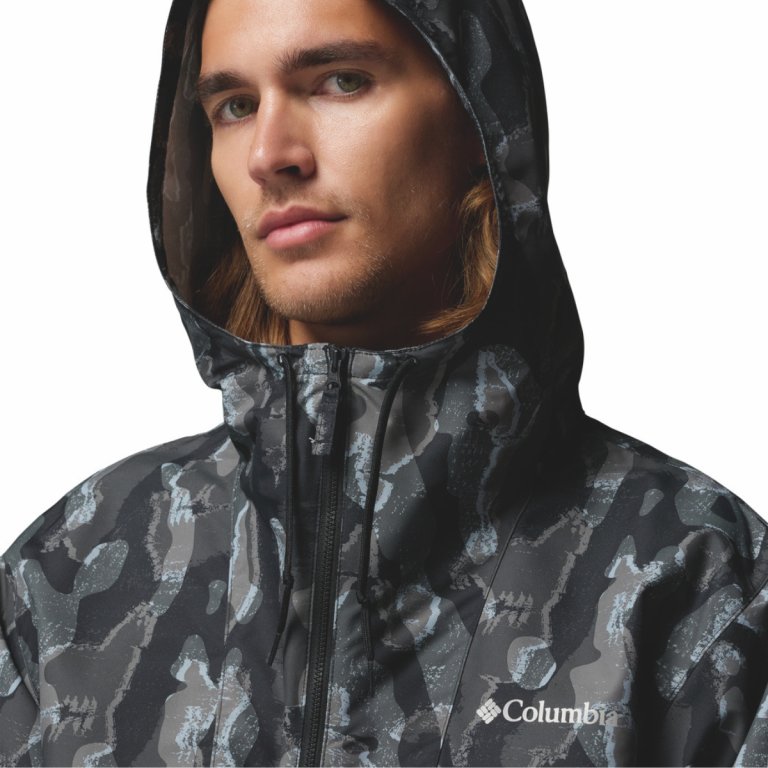 Вітрівка Columbia Spire Valley™ Novelty Windbreaker M - чорно/сіра