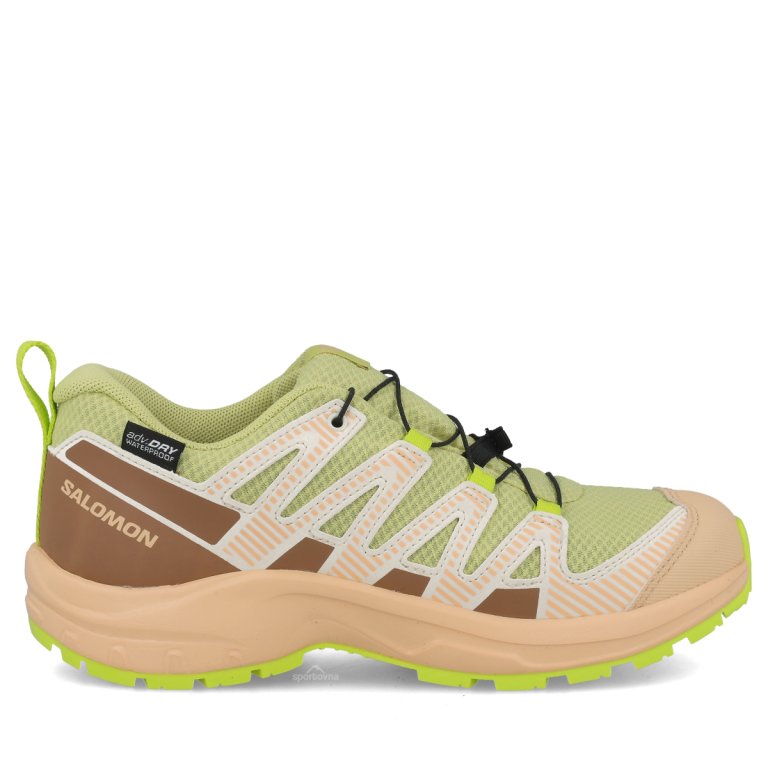 Salomon XA Pro V8 Wp J - зелено/бежеве