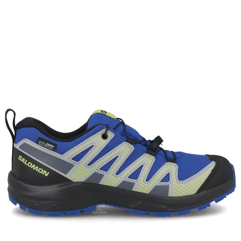 Взуття Salomon Xa Pro V8 WP J - сині/зелені