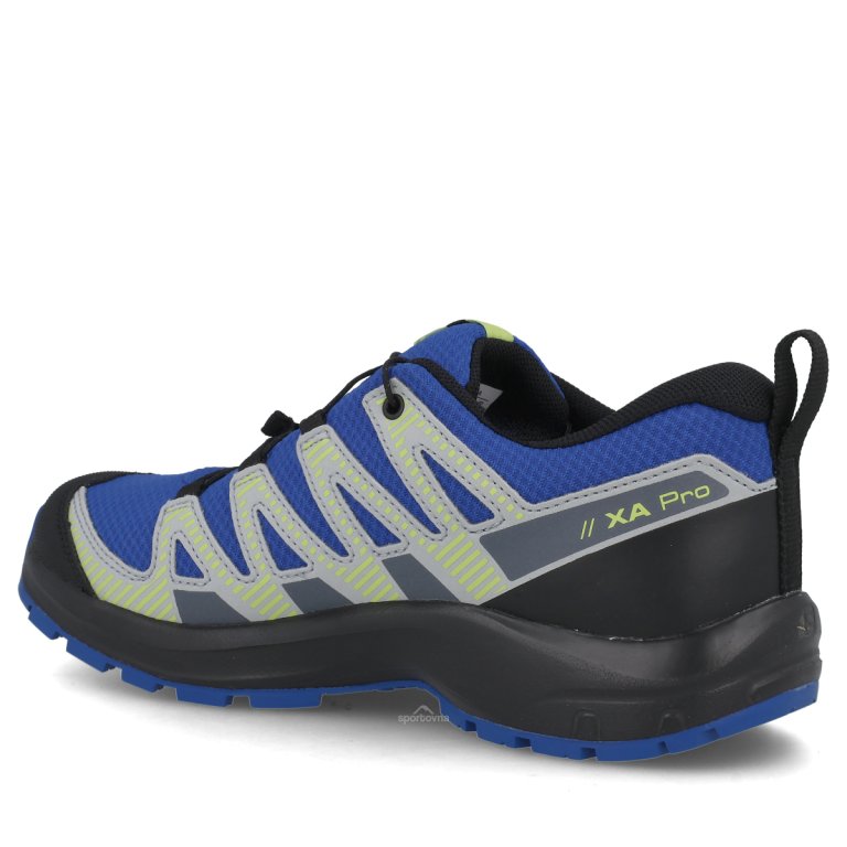 Взуття Salomon Xa Pro V8 WP J - сині/зелені