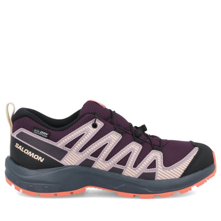 Кросівки Salomon Xa Pro V8 WP J - фіолетові
