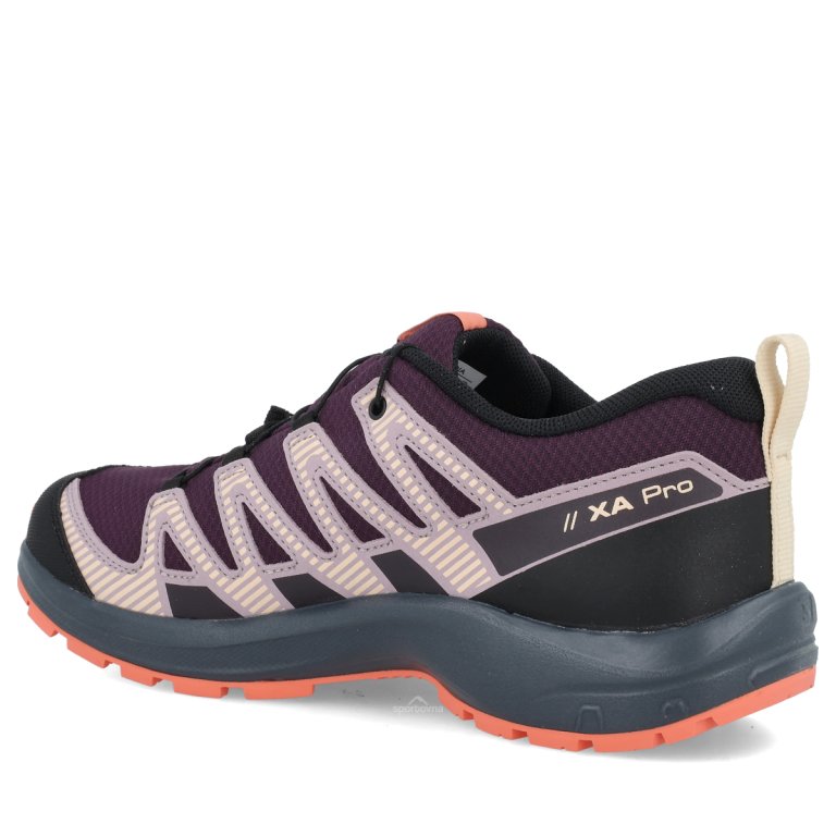 Кросівки Salomon Xa Pro V8 WP J - фіолетові