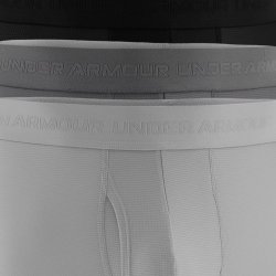 Боксерки Under Armour Performance Tech Mesh - Mod 6in - 3pk M - чорно/сірі