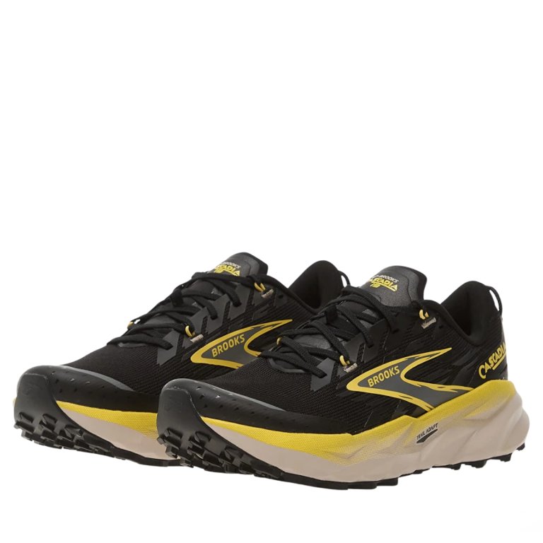 Кросівки Brooks Cascadia 19 M - чорно/жовті
