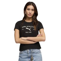 Футболка Puma Class Graphic Tee W - чорна