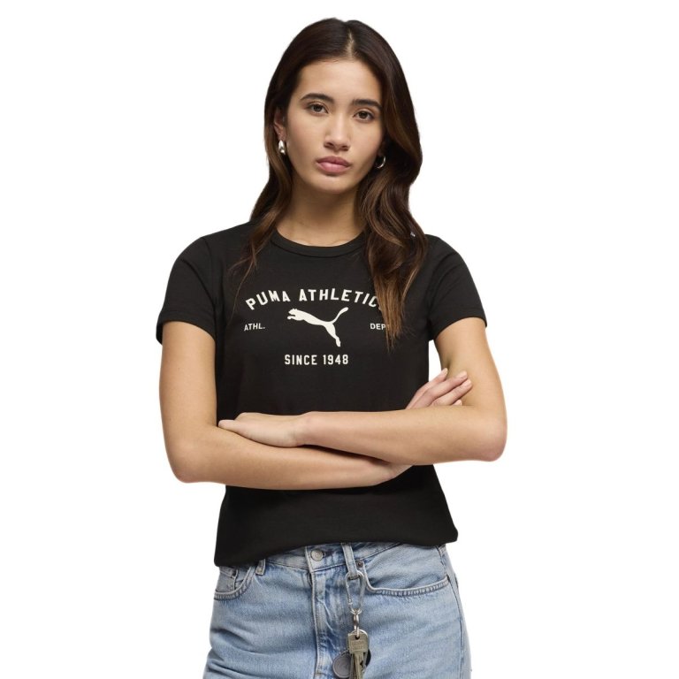 Футболка Puma Class Graphic Tee W - чорна