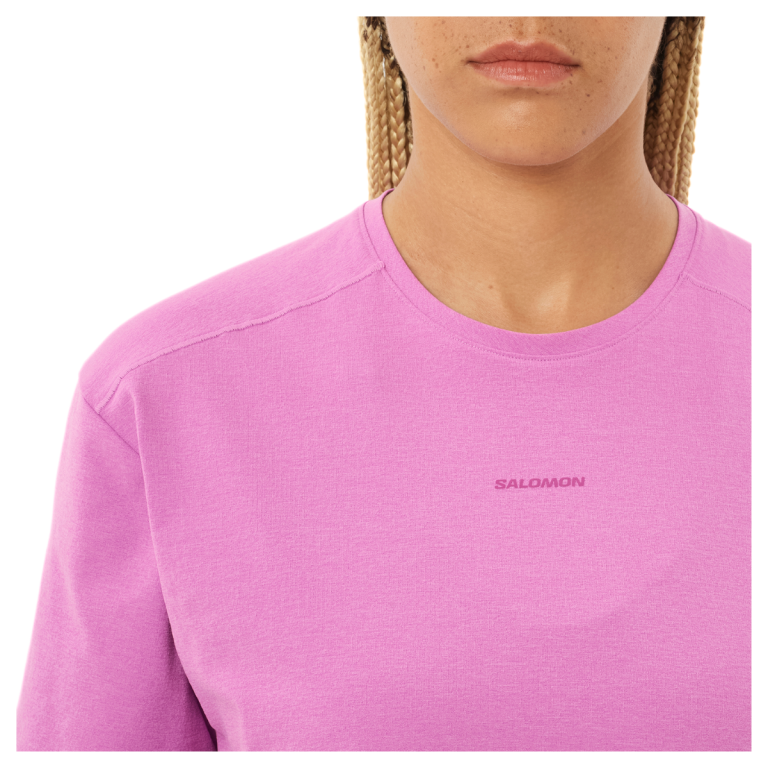 Salomon Trackline SS Tee W - рожева
