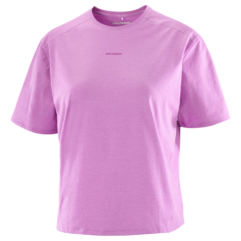 Salomon Trackline SS Tee W - рожева