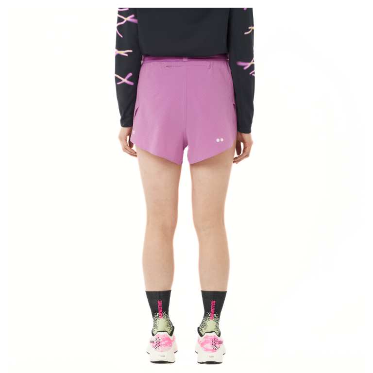 Шорти Salomon Sense Aero Split 3" Shorts W - рожеві