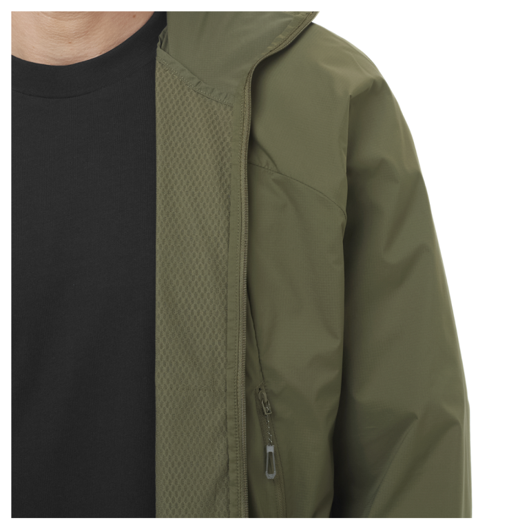 Куртка Salomon Outwind FZ Jkt M - зелена
