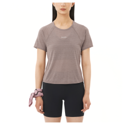 Футболка Salomon SHKout Air Cropp SS Tee W - коричнева