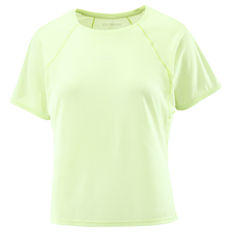 Футболка Salomon SHKout Air Cropp SS Tee W - зелена